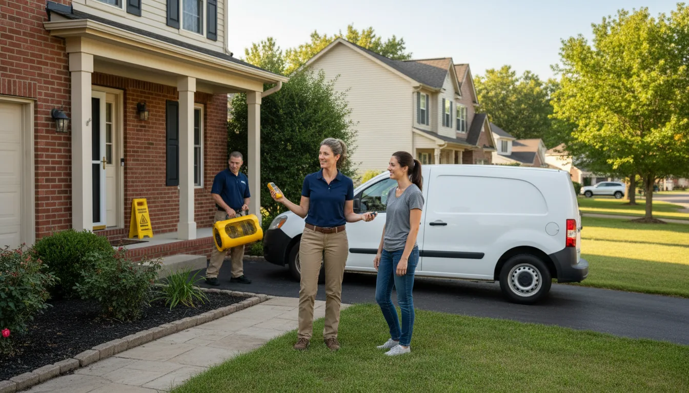 Residential water damage restoration in Oro Valley, AZ